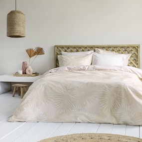 Σεντόνια Mahana (Σετ 3τμχ) Ecru-Pink Nima Single 170x260cm 100% Cotton