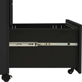 vidaXL Αρχειοθήκη Φορητή Ανθρακί 30 x 45 x 59 εκ. Ατσάλινη