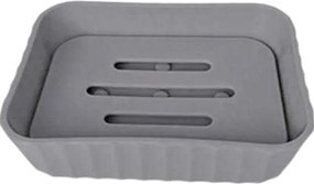 Σαπουνοθήκες μπάνιου πλαστικές - Σετ 9pcs - Grey - 21604