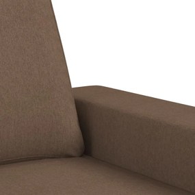 vidaXL Πολυθρόνα Καφέ 60 εκ. Υφασμάτινη με Υποπόδιο