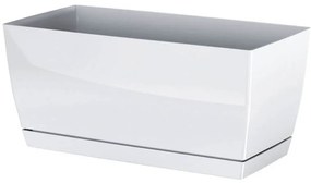 Ζαρντινιέρα Με Πιάτο (39x18.2x19) Marhome Coubi Case Λευκό 09-DUPP400-S449