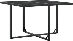 vidaXL Σετ Τραπεζαρίας Κήπου 9 Τεμαχίων Μαύρο από Textilene