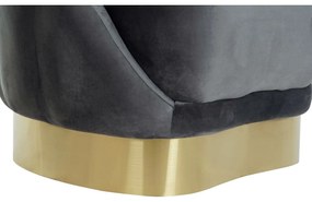 Κάθισμα DKD Home Decor 86 x 80 x 85 cm Γκρι Μέταλλο Λευκό Σκούρο γκρίζο