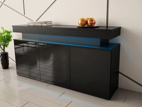 Μπουφές Glossa 160 με LED-Mauro