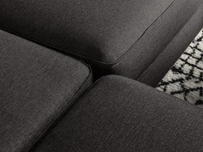 Γωνιακός Καναπές Scandinavian Choice F106, Σκούρο γκρι, 334x212x90cm, Πόδια: Πλαστική ύλη, Ξύλο | Epipla1.gr