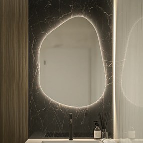 Uovo 65x90 - Καθρέπτης μπάνιου Led - Χωρίς On/Off
