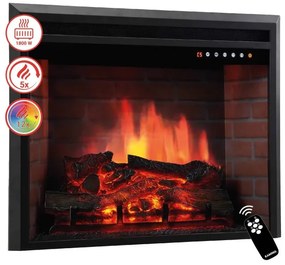 Ηλεκτρικό Τζάκι Ένθετο 1800W Μαύρο Kaminio Luca 23″ K-EF01-23 Sieline-K-EF01-23-Μαύρο K-EF01-23