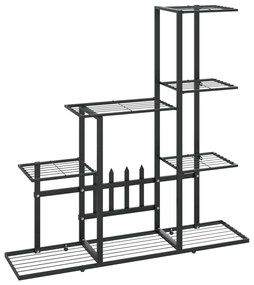 vidaXL Ανθοστήλη Μαύρη 94,5 x 25 x 88 εκ. Μεταλλική