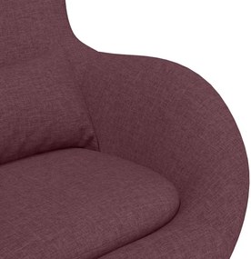 vidaXL Κάθισμα-αυγό Μοβ 63 x 73 x 90 εκ ύφασμα