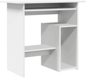 vidaXL Γραφείο Λευκό 80 x 45 x 74 εκ. από Επεξ. Ξύλο
