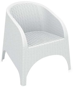 SIESTA ARUBA WHITE ΠΟΛΥΘΡΟΝΑ ΠΟΛ/ΝΙΟΥ 74X75X80εκ.53.0004