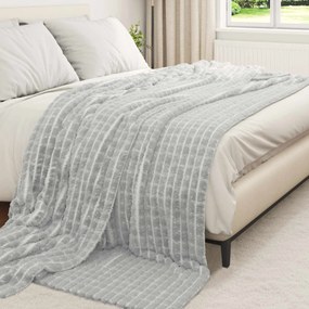 vidaXL Ριχτάρια 6 pcs Γκρι 270 x 240 cm Μαλλί