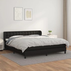 ΚΡΕΒΑΤΙ BOXSPRING ΜΕ ΣΤΡΩΜΑ ΜΑΥΡΟ 180X200ΕΚ.ΑΠΟ ΣΥΝΘΕΤΙΚΟ ΔΕΡΜΑ 3127325