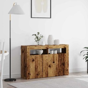 vidaXL Πλαϊνό γραφείο Παλιό ξύλο 116 x 30 x 75 εκ. Επεξεργασμένο Ξύλο