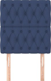 vidaXL Κεφαλάρι Μπλε 80x7x118/128 εκ. Ύφασμα