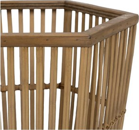 Γλάστρες από φυσικό μπαμπού σετ 2 τμχ 39x34,50x35cm