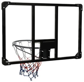 VidaXL Ταμπλό Μπασκέτας Διάφανο 90 x 60 x 2.5 εκ. Πολυανθρακικό