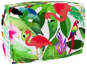 vidaXL Μαξιλαράκι Πλάτης Tropic Jungle 60x40x12 εκ. Από Oxford Fabric