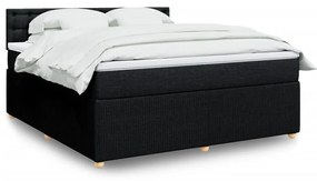 ΚΡΕΒΑΤΙ BOXSPRING ΜΕ ΣΤΡΩΜΑ ΜΑΥΡΟ 180X200 ΕΚ. ΥΦΑΣΜΑΤΙΝΟ 3289851