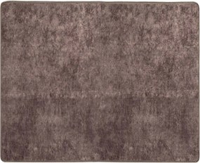 vidaXL Χαλί Runner MARSA Γκρι 100 x 80 cm Πολυέστερ και PVC