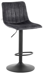 Bar Stool 1020 Fylliana Grey - Anthracite - Black 43x48x112 cm