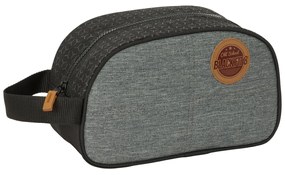 Τσάντα Ταξιδιού BlackFit8 Old school Μαύρο Γκρι ανακυκλώσιμο 26 x 15 x 12 cm