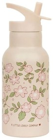 Παγούρι 350ml Με Καλαμάκι Α Little Lovely Company Blossoms Pink DBSSBP58
