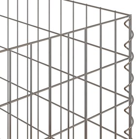 vidaXL Κομποστοποιητής Κήπου  100x100x100 εκ. Με Μεταλλικό Τετράγωνο