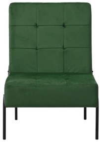 Καρέκλα Χαλάρωσης 65 x 79 x 87 Σκούρο Πράσινο Βελούδινη - Πράσινο
