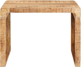 vidaXL End Table Καφέ 60 x 35 x 46 εκ. Στερεό ξύλο μάνγκο