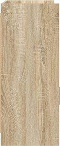 vidaXL Πλαϊνό γραφείο Sonoma Δρυς 98,5 x 33 x 80 εκ Επεξεργασμένο Ξύλο