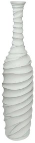 Βάζο Κυματιστό 06-00-94727 Φ24x110cm Antique White Marhome Fiberglass