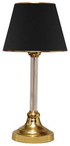 Table lamp gold black 22x22x45 cm. 22x22x45 εκ.