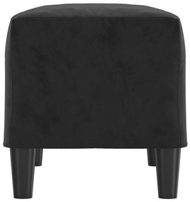 vidaXL Πάγκος μαύρο 70 x 35 x 41 εκ. Βελούδινος