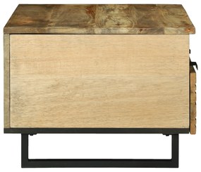 vidaXL Καφές Τραπέζι - 80 x 54 x 40 εκ - Στερεό ξύλο μανγκό