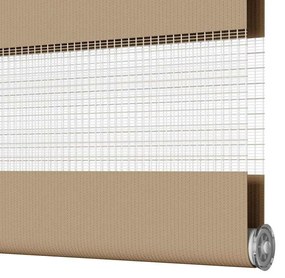 Ζέβρα τυφλή 50x150 cm Πλάτος υφάσματος 45,9 εκ. Πολυεστέρας - Καφέ
