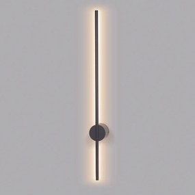 Φωτιστικό Επίτοιχο Aca ZM16LEDW80BK AVENUE Μαύρο Ματ (Black Mat) 3000K