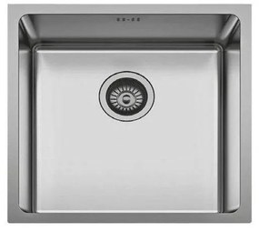 Karag BL 794 Υποκαθήμενος Νεροχύτης Κουζίνας Inox Σατινέ Ανοξείδωτο Ατσάλι 490 x 440 mm