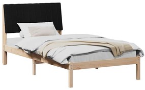 vidaXL Σκελετός Κρεβατιού Καφέ 100 x 200 cm Στερεά ξυλεία πεύκου