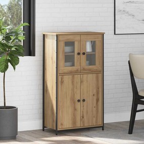 vidaXL Highboard Artisan Oak 62 x 32 x 106,5 εκ Επεξεργασμένο ξύλο