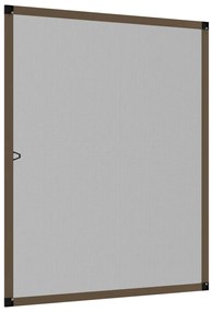 vidaXL Σήτα Εντόμων για Παράθυρα Καφέ 80 x 100 εκ.