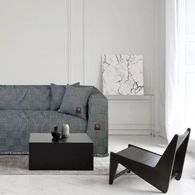 Ριχτάρι 2786 Black-Grey Greenwich Polo Club Two-seater 180x250cm Βαμβάκι-Πολυέστερ