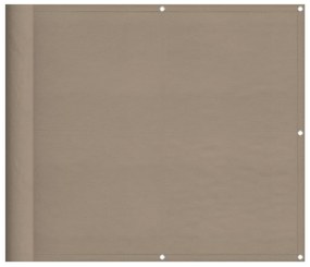 Διαχωριστικό Βεράντας Taupe 90x1000εκ 100% Πολ. Ύφασμα Oxford 4000244