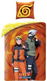 Σετ κάλυμμα παπλώματος Naruto Πολύχρωμο Kρεβάτι 140 2 Τεμάχια