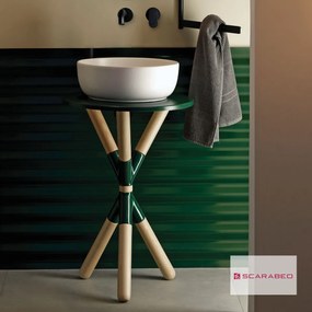 Scarabeo Cross Musk Φ52 Solid Wood - Βάση για νιπτήρα