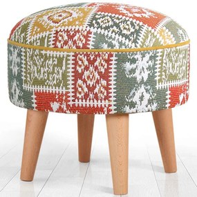 Σκαμπό Rugrev 209FLF1421 45x45x45cm White