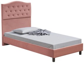 Κρεβάτι Μονό ArteLibre JUNIPER Σάπιο Μήλο Ύφασμα Για Στρώμα 90x200cm