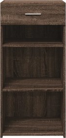 vidaXL Μπουφές Καφέ Δρυς 45x42,5x93 εκ. από Επεξεργασμένο Ξύλο