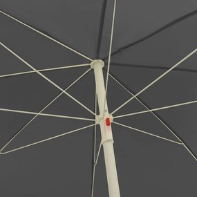 vidaXL Ομπρέλα Θαλάσσης Ανθρακί 300 εκ.