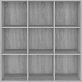 vidaXL Βιβλιοθήκη Γκρι Sonoma 98 x 29 x 97,5 εκ.